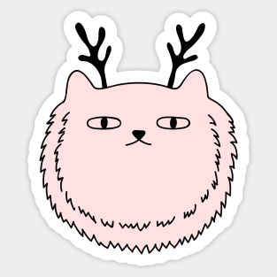 Chonky festive cat Sticker